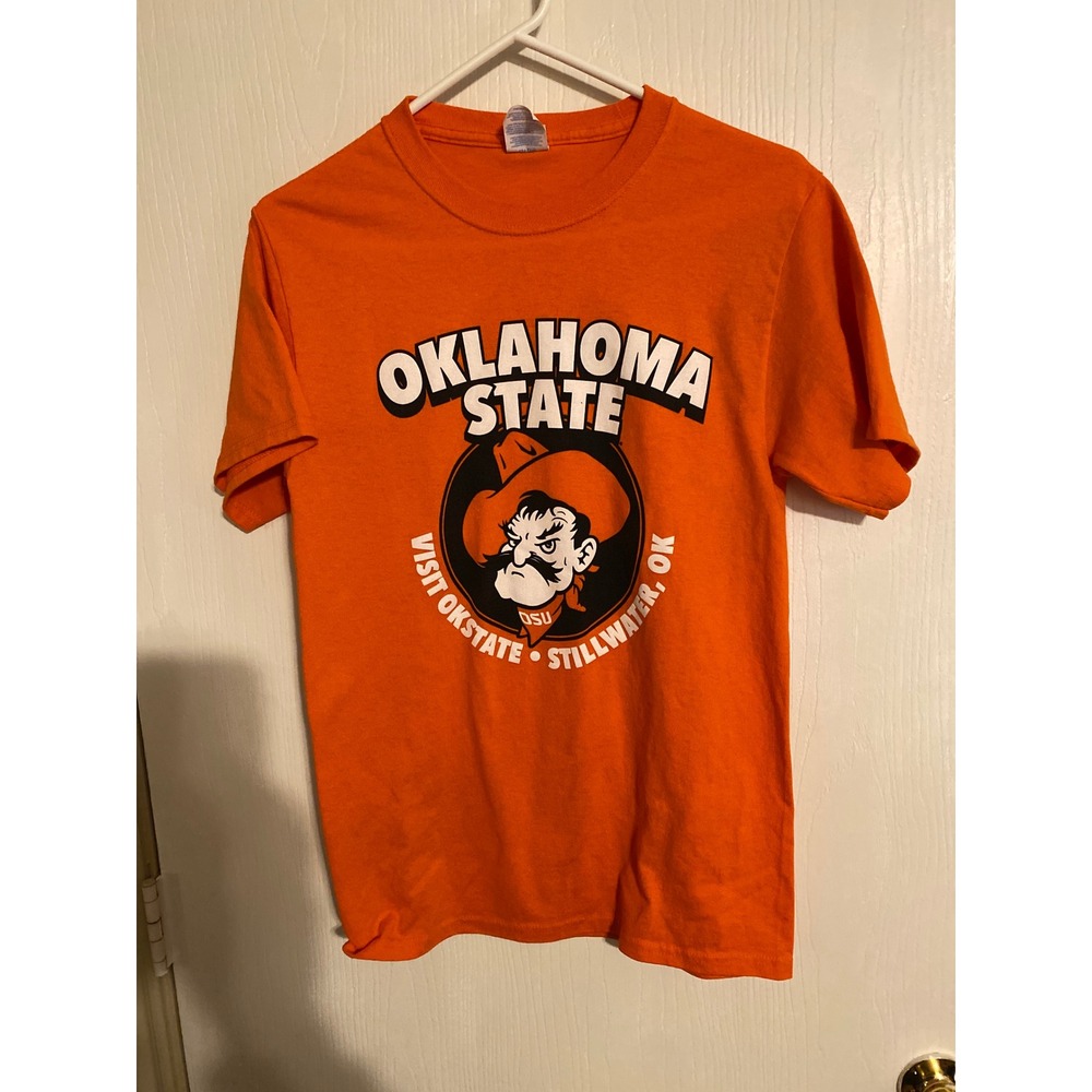 Oklahoma State Cowboys T-Shirt S Orange Pistol Pete OSU Stillwater OK Tee
0205